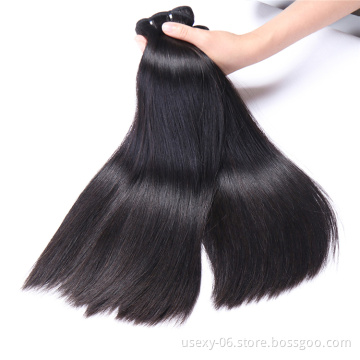 Vietnamese Super Double Drawn Virgin Mink Raw Unprocessed Human Hair Weave Bundles Remy Bone Straight Human Hair Vendors